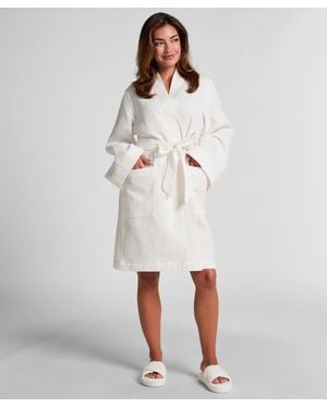 Hunkemöller Peignoir gaufré - Blanc