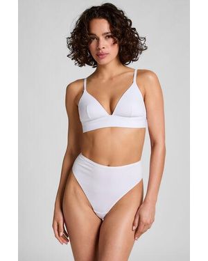 Hunkemöller Cotton Thong - White