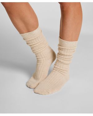 Hunkemöller Calcetines de cachemira - Blanco