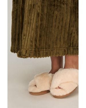 Hunkemöller Slipper Sheepskin - Natural
