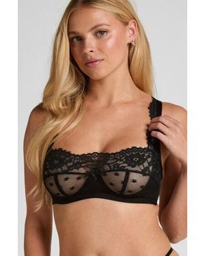 Hunkemöller Valora Non-Padded Underwired Bra - Black