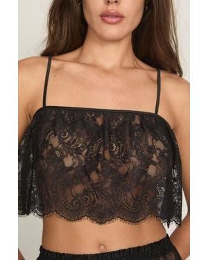 Hunkemöller Cami Short Allover Lace Legacy - Black