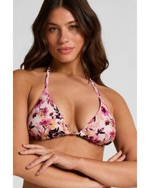 Hunkemöller Lagos Triangle Bikini Top - Brown