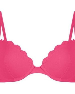 Hunkemöller Scallop Push-up Underwired Bikini Top Cup A - E - Pink