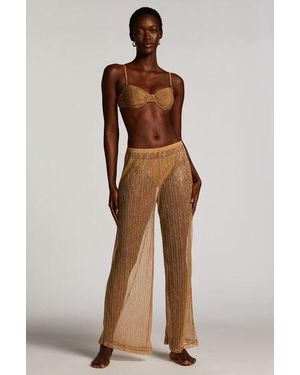 Hunkemöller Goldie Shimmer Beach Trousers - Brown