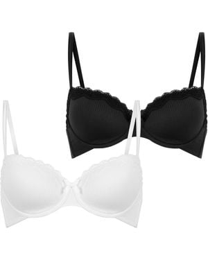 Hunkemöller 2-pack Padded Underwired Bra Lola - Black