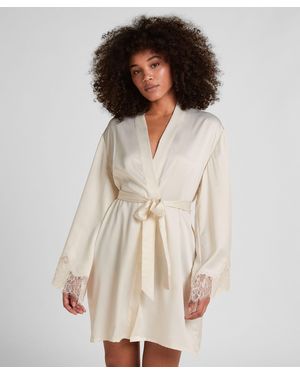 Hunkemöller Kimono de satén Valerie - Neutro