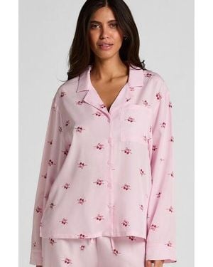 Hunkemöller Jacket Woven Cherry - Pink