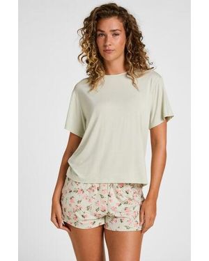 Hunkemöller Pyjama Set Daisy - Wit