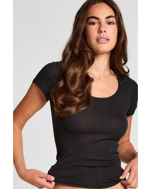 Hunkemöller Top Elevated Basic - Black