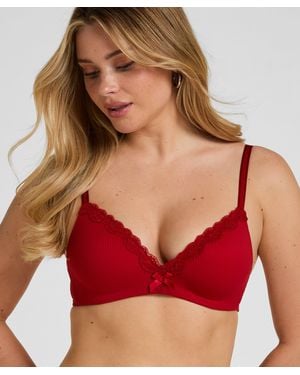 Hunkemöller Sujetador preformado sin aros Lola - Rojo