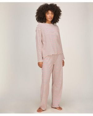 Hunkemöller Conjunto de pijama de punto de algodón - Rosa