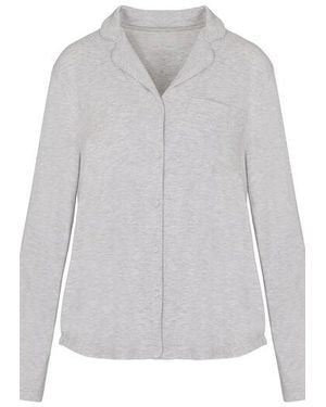 Hunkemöller Essential Jersey Long-Sleeved Jacket - Grey