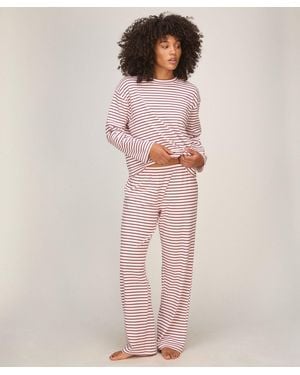 Hunkemöller Conjunto de pijama de punto de algodón - Rosa