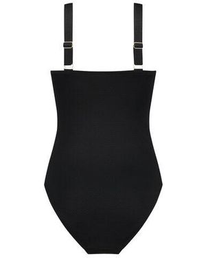 Hunkemöller badpak Luxe donkergroen