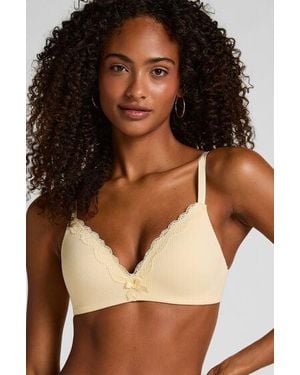 Hunkemöller Lola Padded Non-Wired Bra - Brown