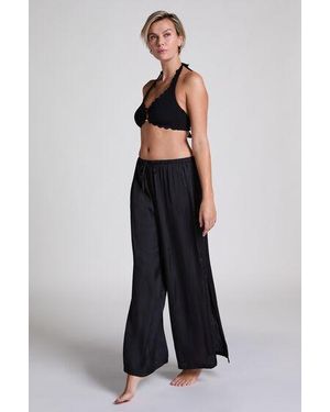 Hunkemöller Beach Satin Pant - Black