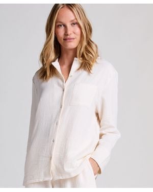 Hunkemöller Chaqueta de muselina - Blanco