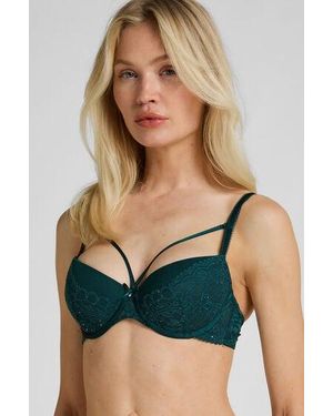 Hunkemöller Isadora Padded Underwired Bra - Green
