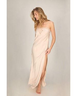 Hunkemöller Slipdress Long Legacy - Natural