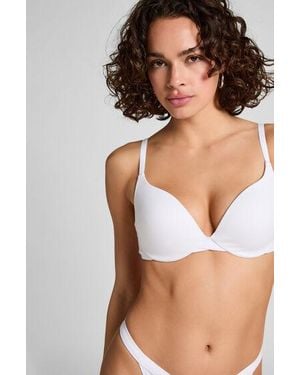 Hunkemöller Katoenen Voorgevormde Push-up Beugel Bh - Bruin