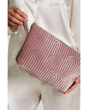 Hunkemöller Velours Make-up Tasje Groot - Meerkleurig