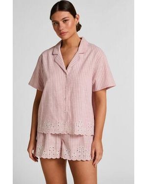 Hunkemöller Striped Pyjama Short - Pink