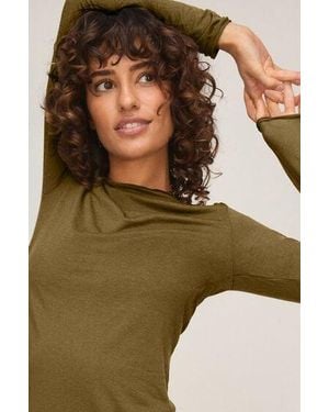 Hunkemöller Super Soft Turtleneck Shirt With Cashmere - Green