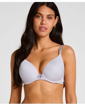 Hunkemöller Sujetador con aros preformado Plunge - Azul