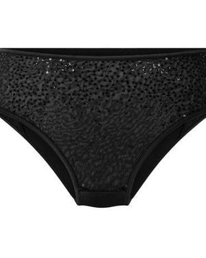 Hunkemöller Hoog Uitgesneden Brazilian Met Hoge Taille Elle - Zwart