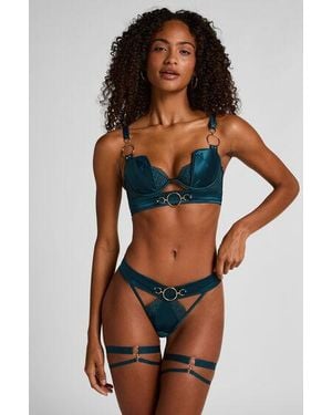 Hunkemöller Elastic Leg Garters - Blue