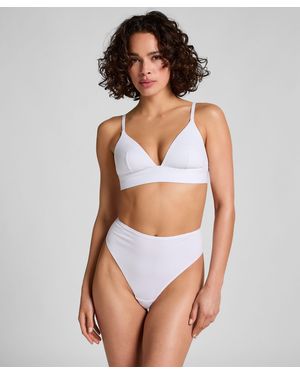 Hunkemöller Tanga de algodón - Blanco