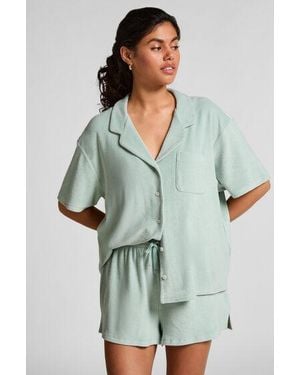 Hunkemöller Towel Texture Short - Green