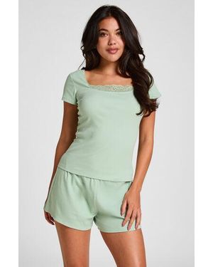 Hunkemöller Pyjama Set - Groen