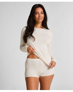 Hunkemöller Boyshort Soft Cotton - Natural