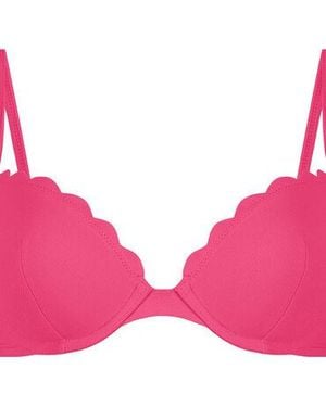 Hunkemöller Scallop Push-up Underwired Bikini Top Cup A - E - Pink
