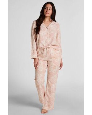 Hunkemöller Flower Linen Pant - Pink