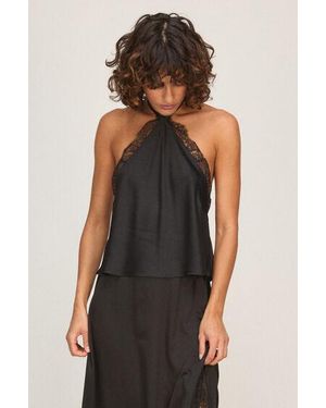 Hunkemöller Halter Top Cecilia - Black