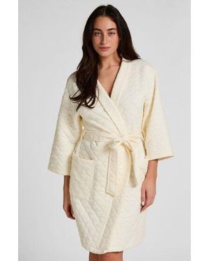 Hunkemöller Quilted Robe - Natural