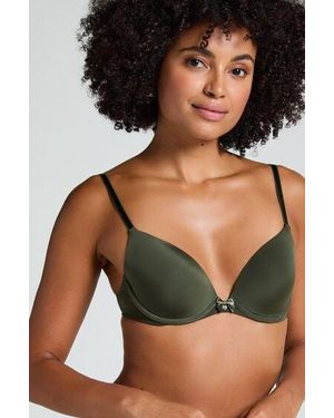 Hunkemöller Plunge Padded Underwired Bra - Black