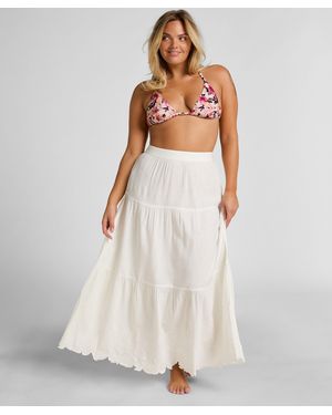 Hunkemöller Falda bordada - Blanco