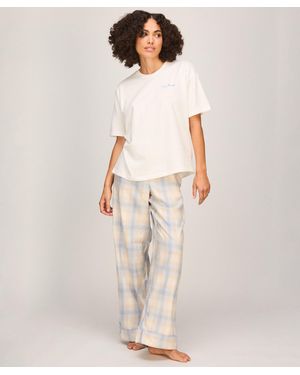 Hunkemöller Conjunto de Pijama Check - Neutro