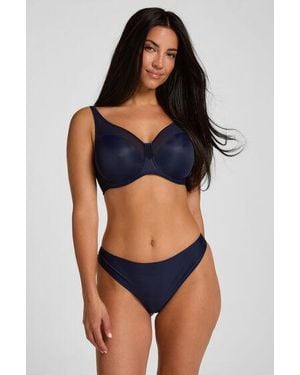 Hunkemöller Invisible String Lace Back - Blauw