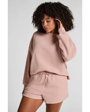 Hunkemöller Short Sporty Fleece - Pink