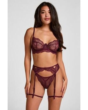 Hunkemöller Jarretel Isabelle - Rood