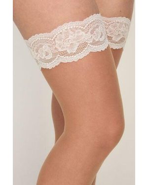 Hunkemöller Stay-Ups 15 Denier Kant Anti Ladder - Naturel