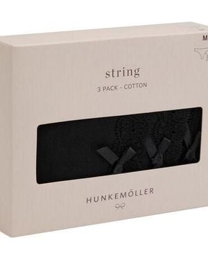 Hunkemöller Multipack Katoenen Strings - Naturel
