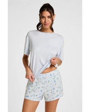 Hunkemöller Pyjama Set Daisy - Wit