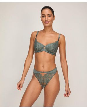 Hunkemöller Brasileña de tiro alto Grace - Verde