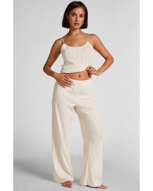 Hunkemöller Pointelle Pant - White